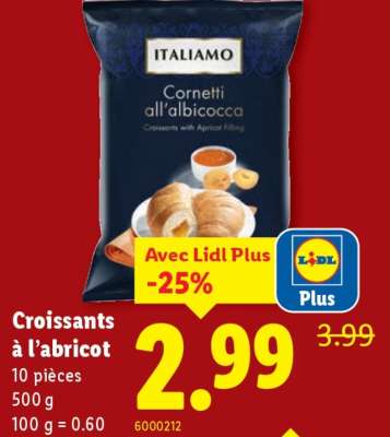 ITALIAMO Cornetti all'albicocca