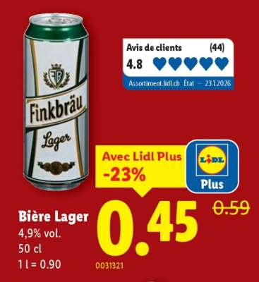 Bière Lager