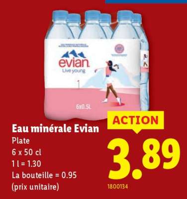 Eau minérale Evian