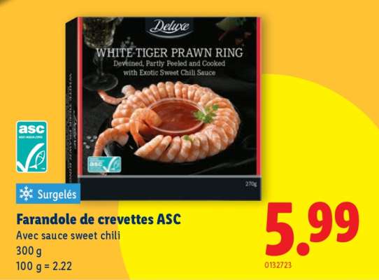 Farandole de crevettes ASC