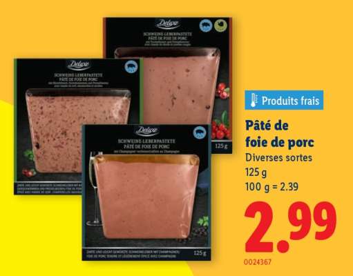 Pâté de foie de porc