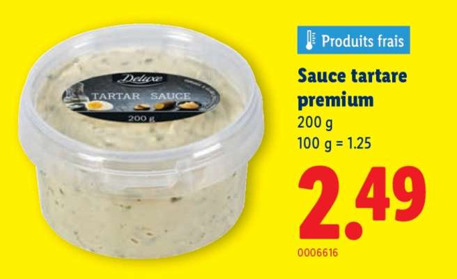 Sauce tartare premium
