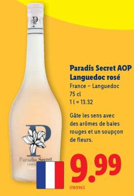 Paradis Secret AOP Languedoc rosé