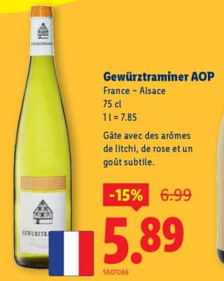 Gewürztraminer AOP
