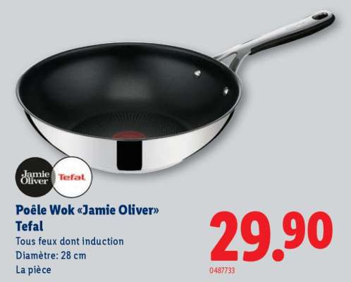 Poêle Wok «Jamie Oliver» Tefal