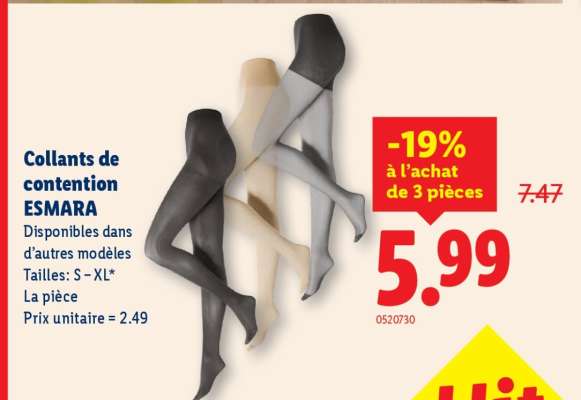 Collants de contention ESMARA