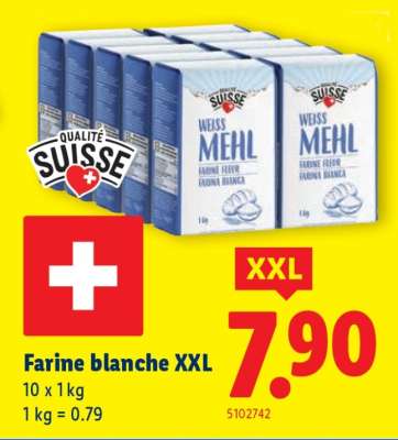 Farine blanche XXL