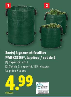 Sac(s) à gazon et feuilles PARKSIDE