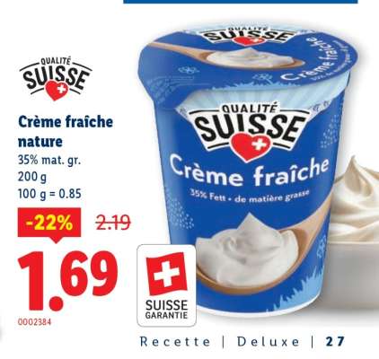 Crème fraîche nature