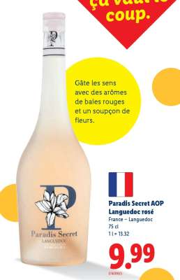 Paradis Secret AOP Languedoc rosé