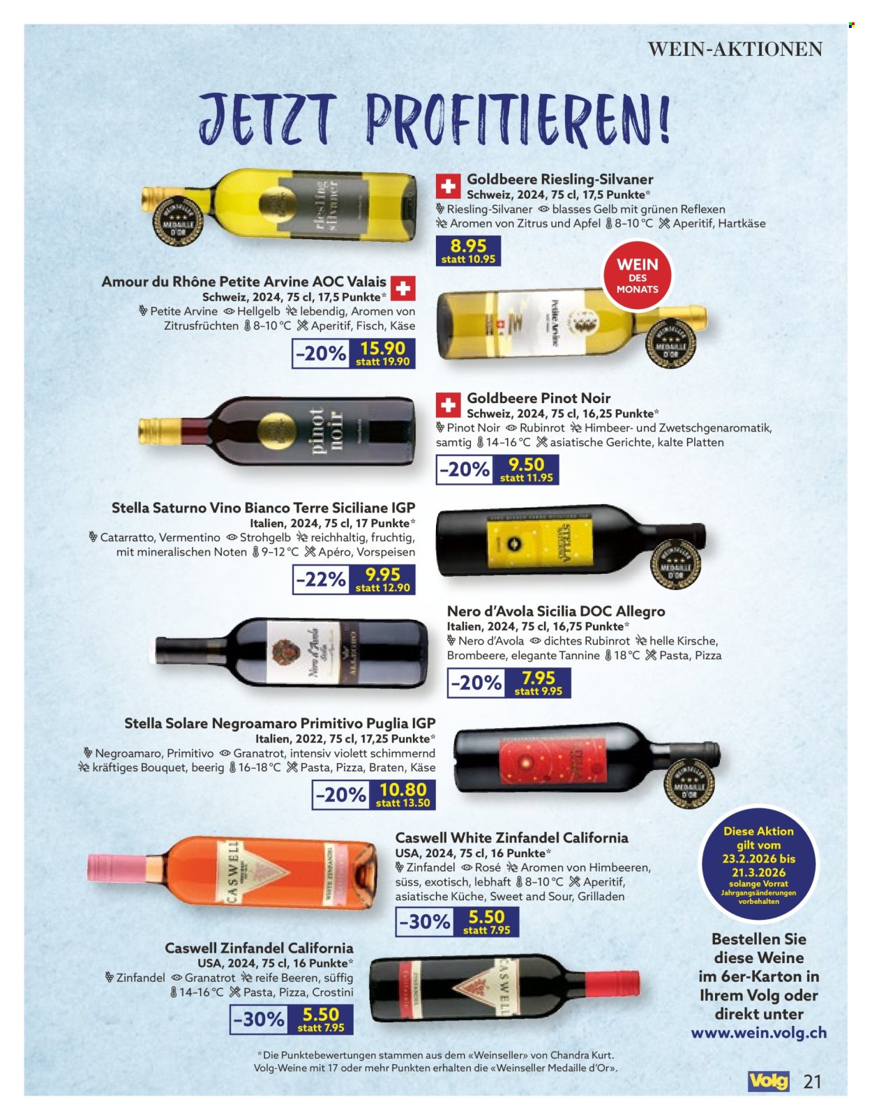 Catalogue Volg - 1.3.2026 - 31.3.2026. Page 21. Page 21