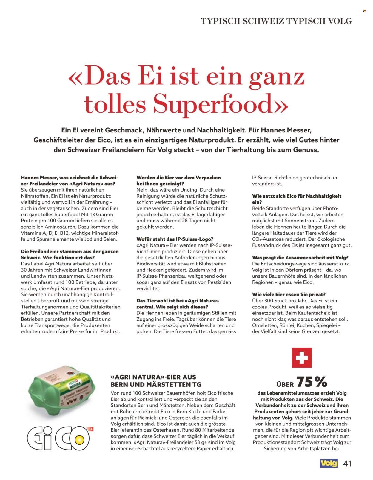 Catalogue Volg - 1.3.2026 - 31.3.2026. Page 41. Page 41