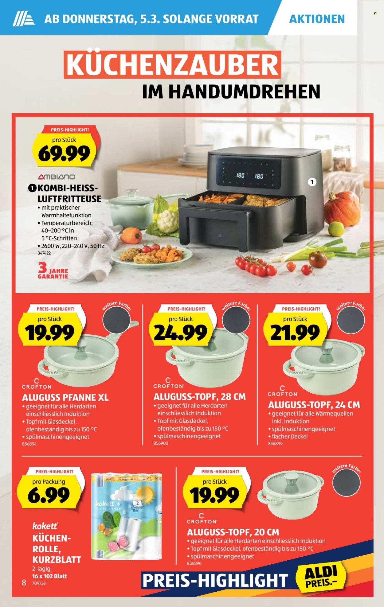 Catalogue Aldi - 5.3.2026 - 11.3.2026. Page 8. Page 8