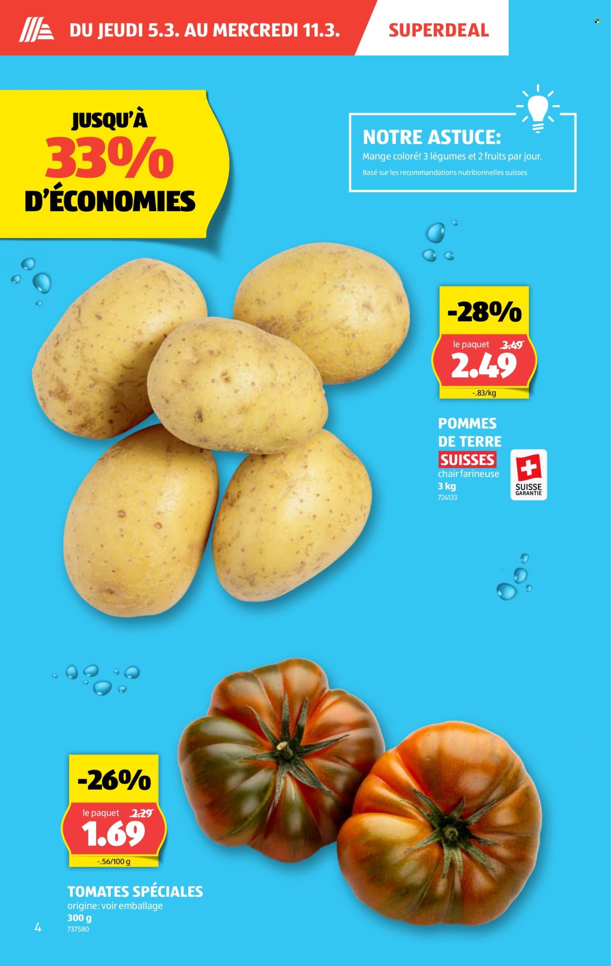 Catalogue Aldi - 5.3.2026 - 11.3.2026. Page 4. Page 4