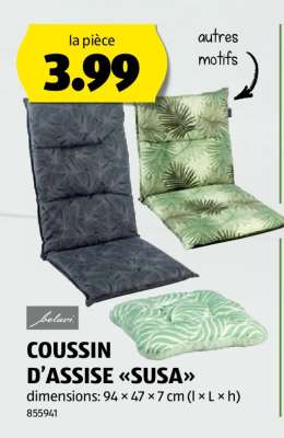 COUSSIN D’ASSISE «SUSA»