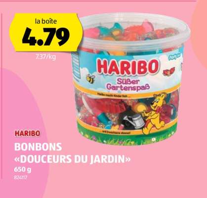 HARIBO BONBONS «DOUCEURS DU JARDIN»