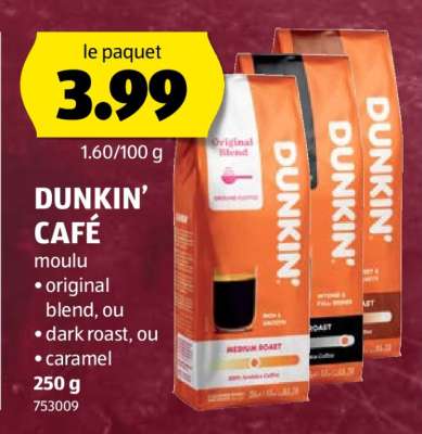 DUNKIN’ CAFÉ