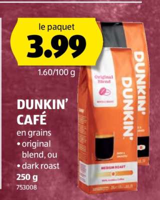 DUNKIN’ CAFÉ