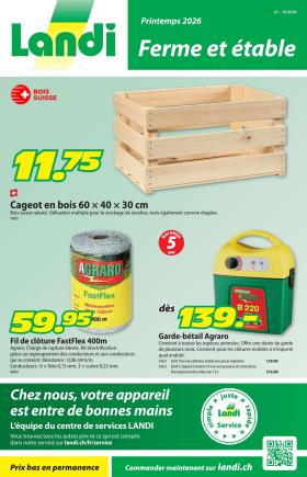 Landi - Ferme et étable Gazette Printemps