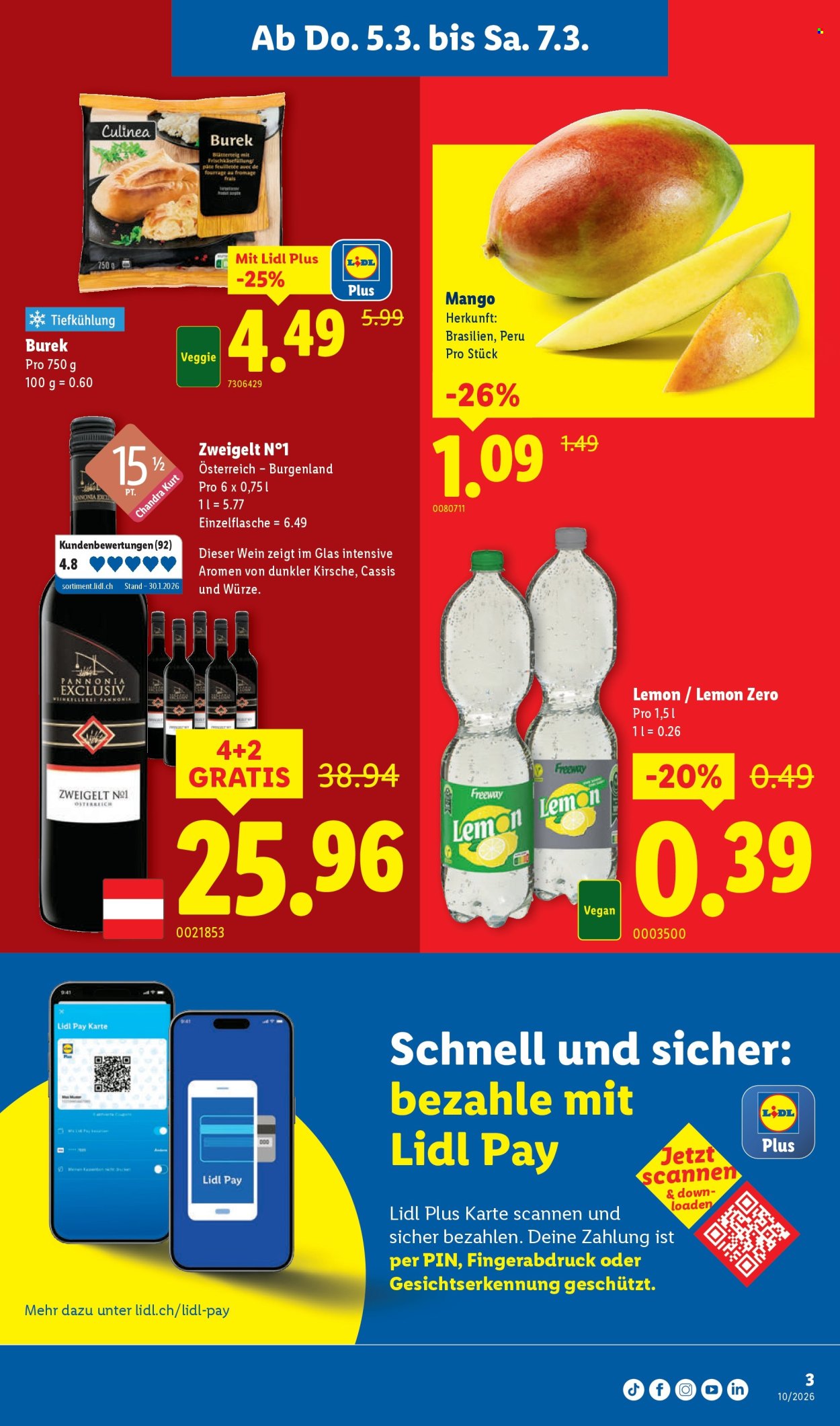 Catalogue Lidl - 5.3.2026 - 11.3.2026. Page 3. Page 3