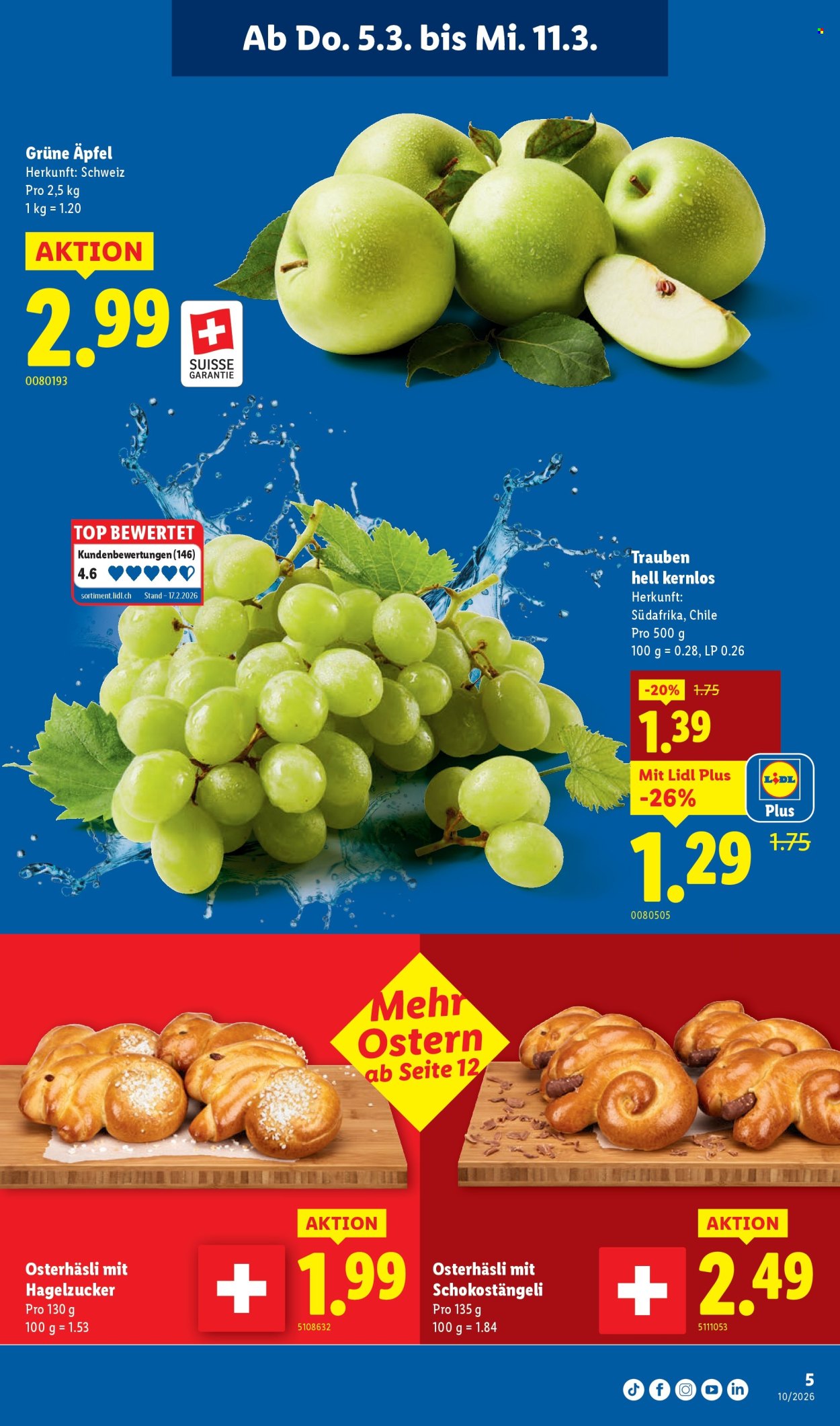 Catalogue Lidl - 5.3.2026 - 11.3.2026. Page 5. Page 5
