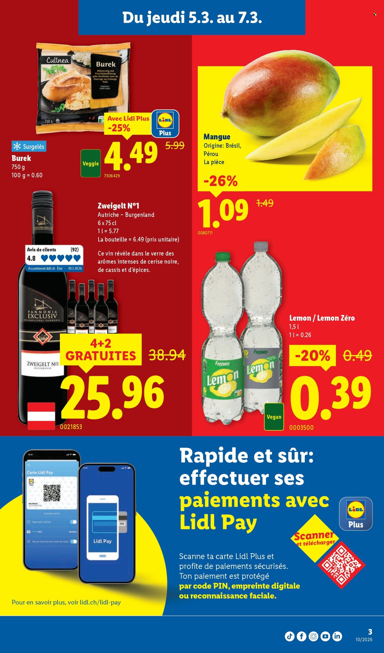 Catalogue Lidl - 5.3.2026 - 11.3.2026. Page 3. Page 3