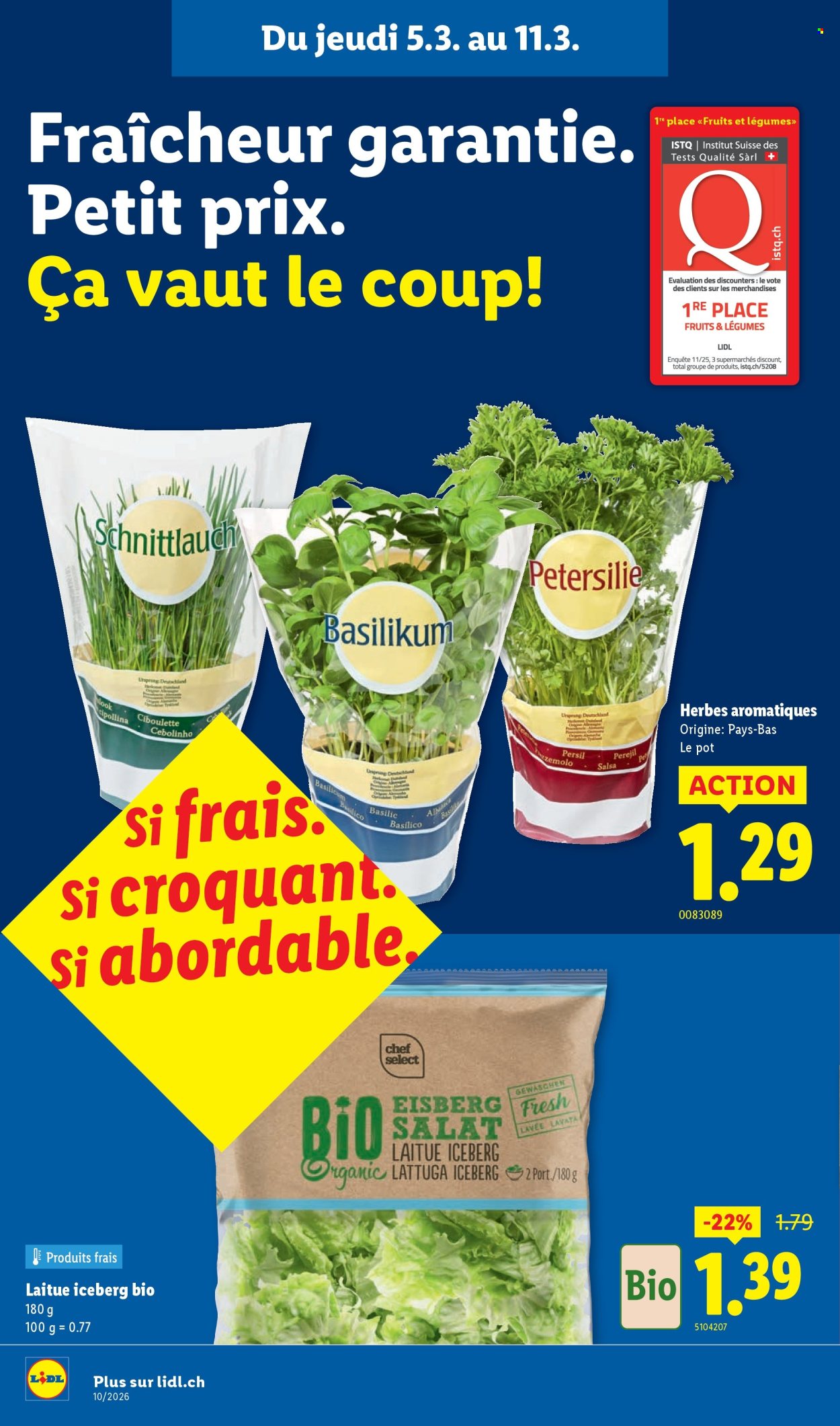 Catalogue Lidl - 5.3.2026 - 11.3.2026. Page 4. Page 4