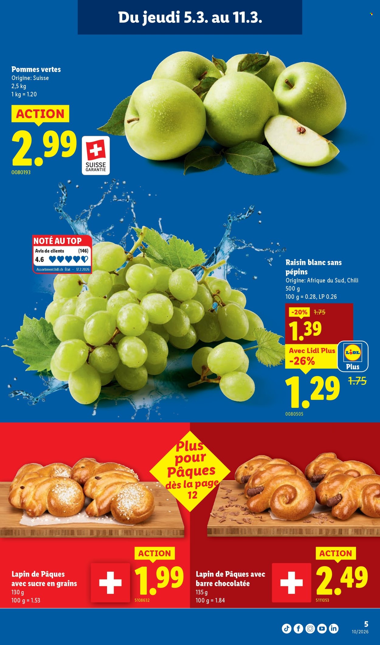 Catalogue Lidl - 5.3.2026 - 11.3.2026. Page 5. Page 5