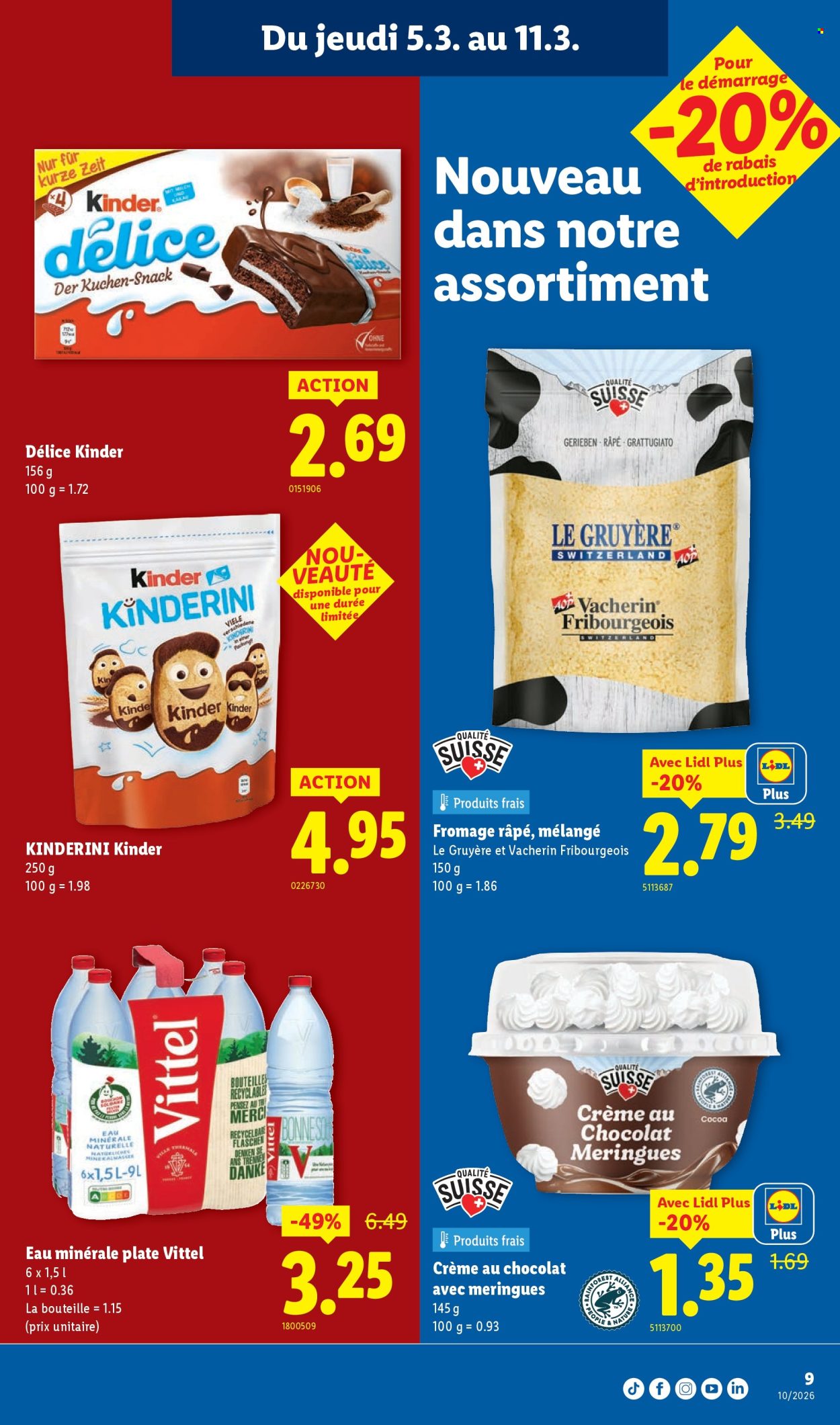 Catalogue Lidl - 5.3.2026 - 11.3.2026. Page 9. Page 9