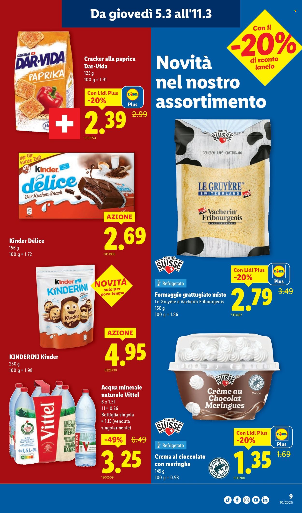 Catalogue Lidl - 5.3.2026 - 11.3.2026. Page 9. Page 9