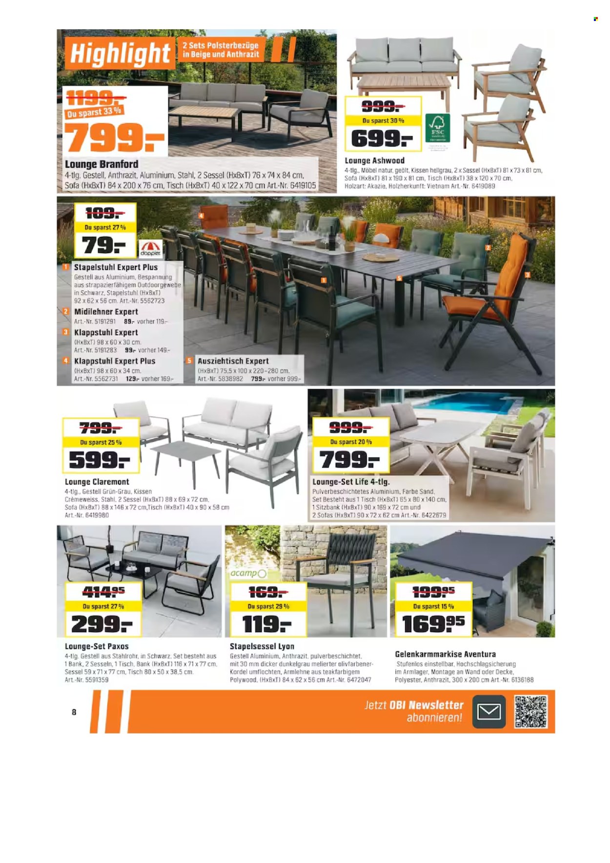 Catalogue OBI - 1.3.2026 - 18.3.2026. Page 8. Page 8