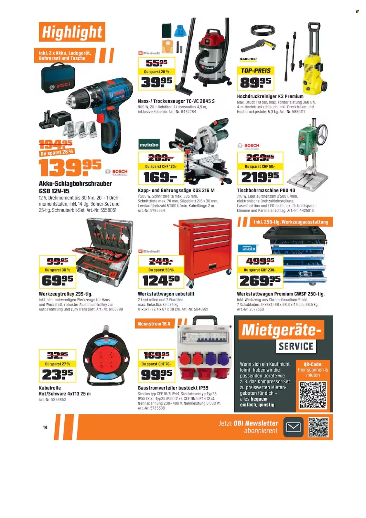 Catalogue OBI - 1.3.2026 - 18.3.2026. Page 14. Page 14