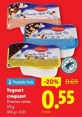 Milbona Crunch Split Pot