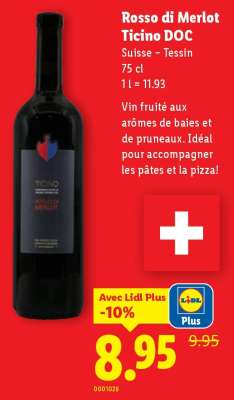 Rosso di Merlot Ticino DOC