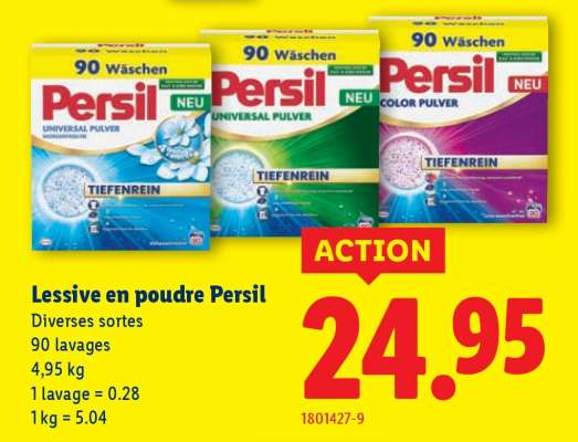 Lessive en poudre Persil