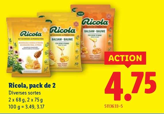 Ricola, pack de 2