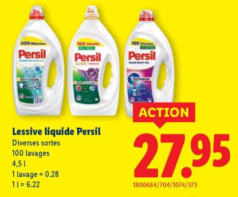 Lessive liquide Persil