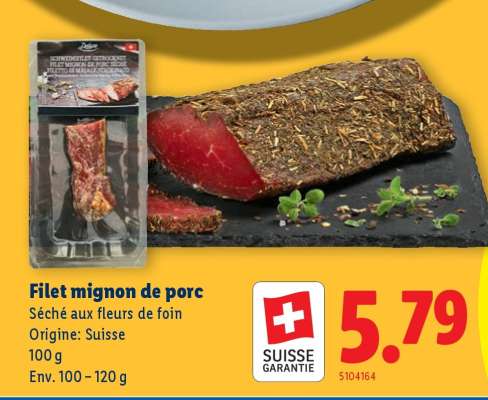 Filet mignon de porc