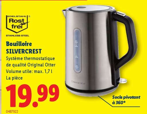 Bouilloire SilverCrest