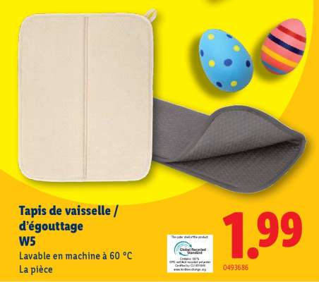 Tapis de vaisselle / d'égouttage W5