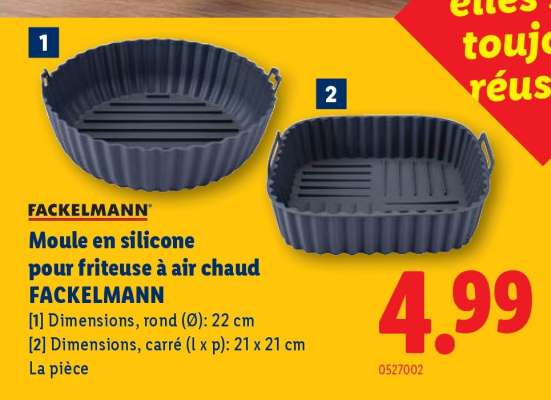 Moule en silicone pour friteuse à air chaud FACKELMANN