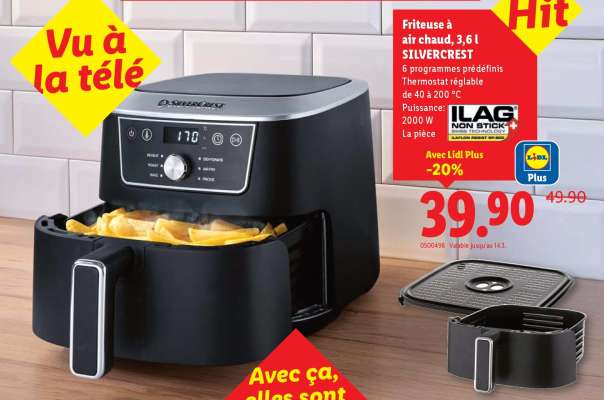 Friteuse à air chaud, 3,6 l SILVERCREST
