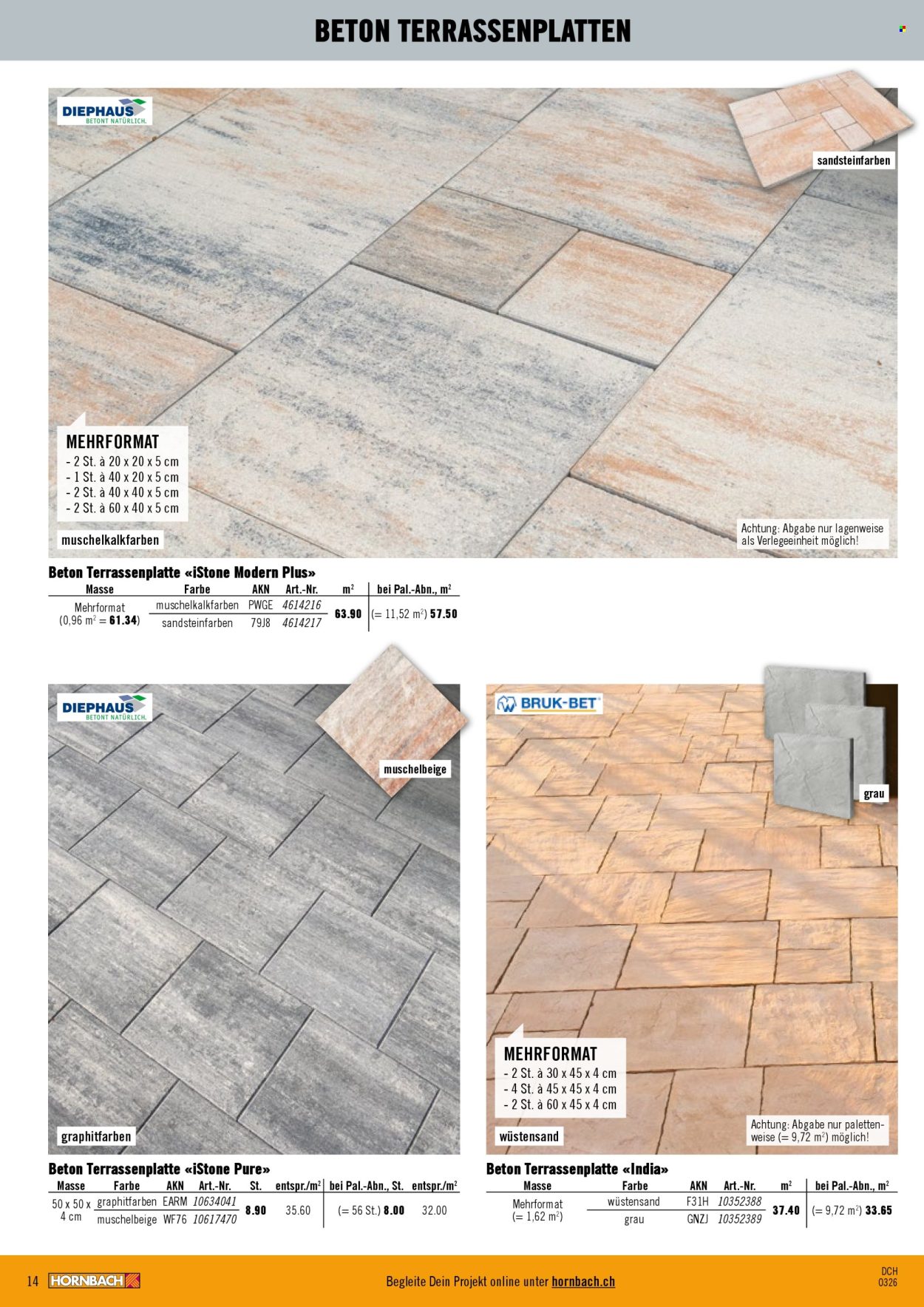 Catalogue Hornbach. Page 14. Page 14