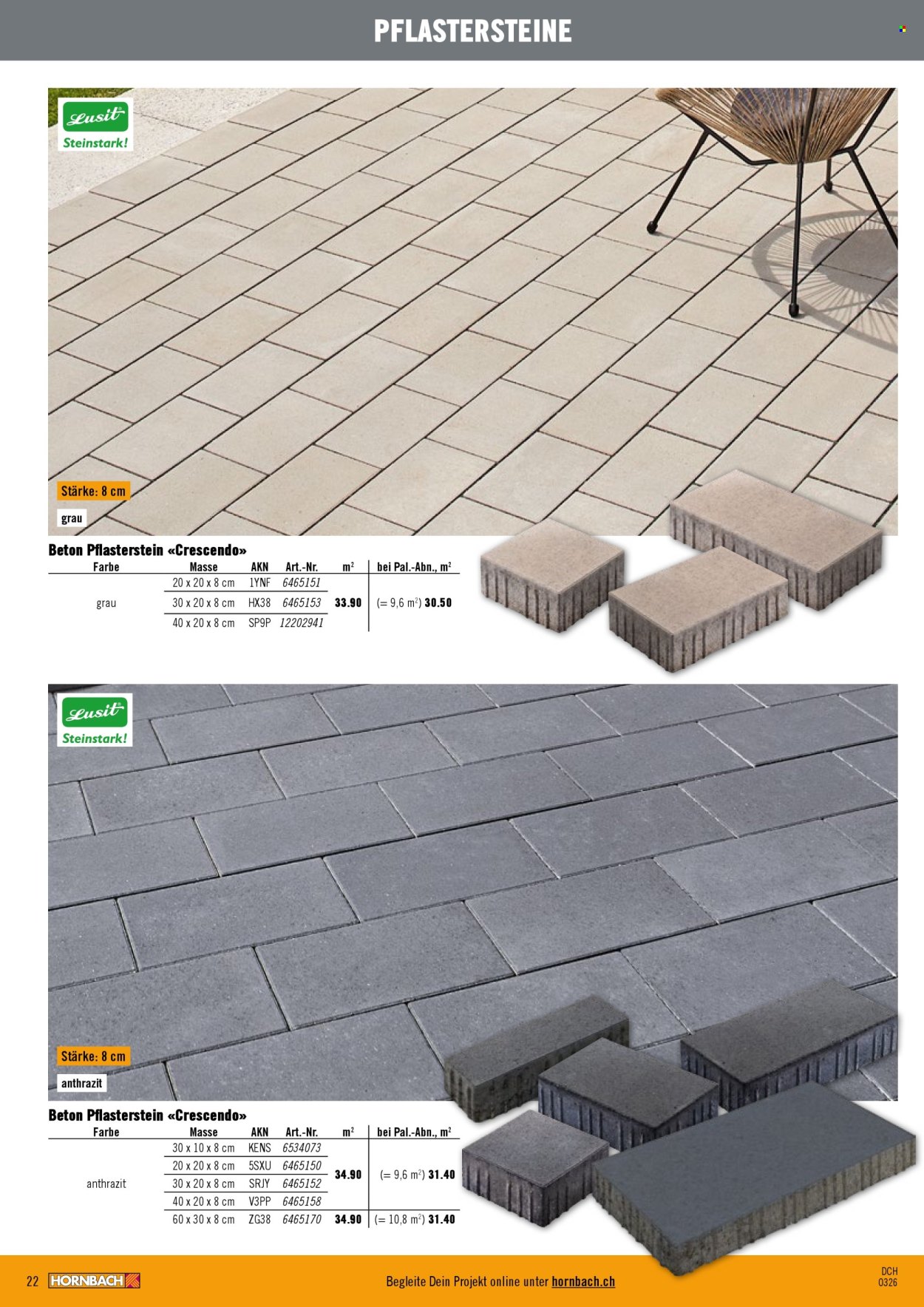 Catalogue Hornbach. Page 22. Page 22