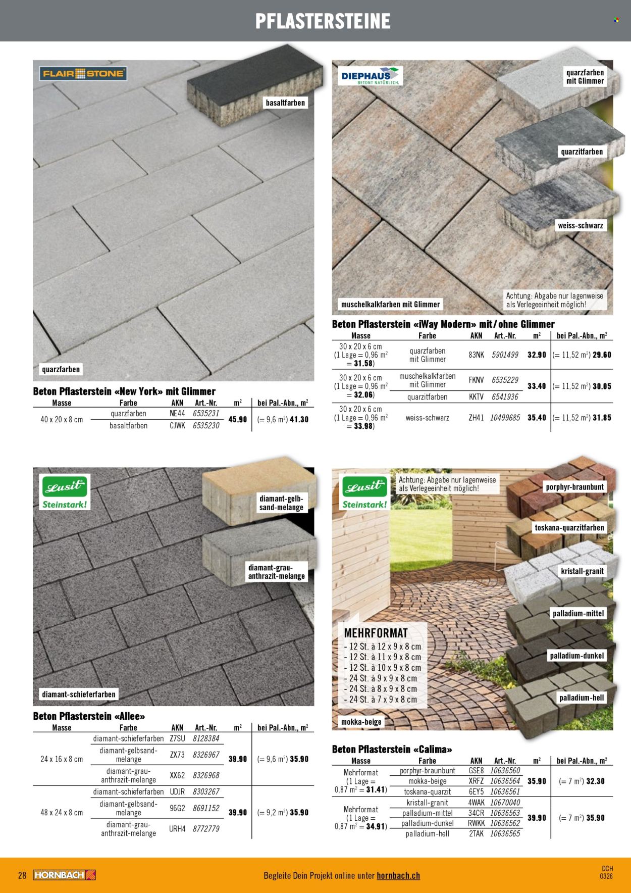 Catalogue Hornbach. Page 28. Page 28