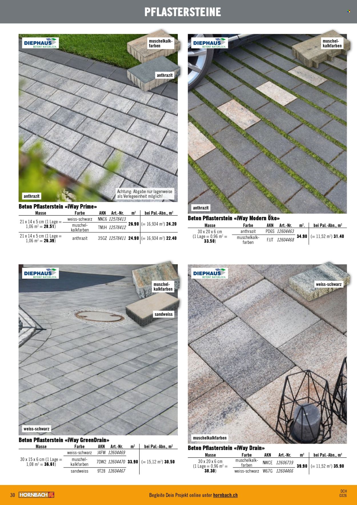 Catalogue Hornbach. Page 30. Page 30