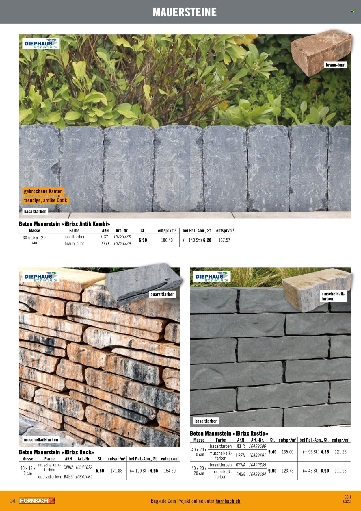 Catalogue Hornbach. Page 34. Page 34