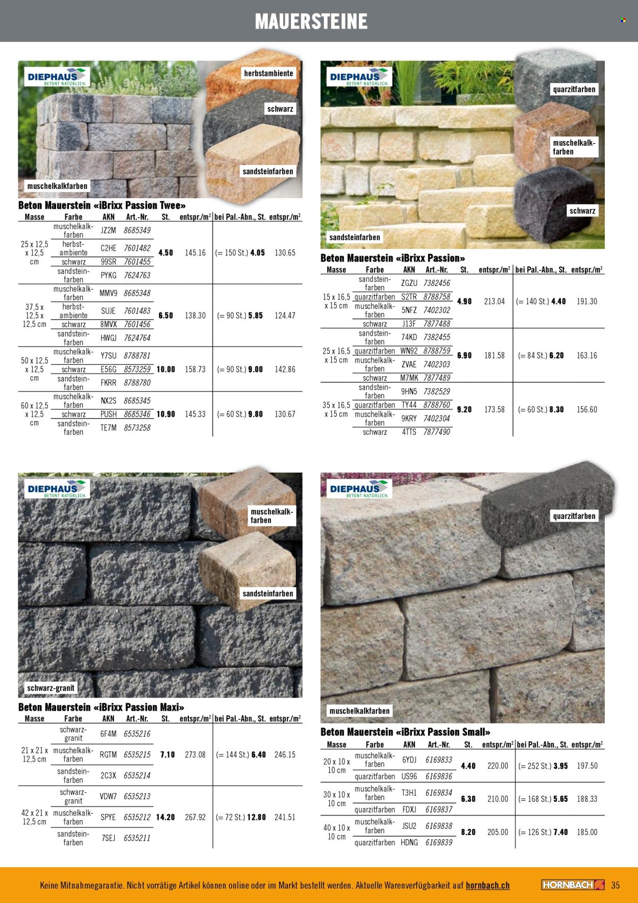 Catalogue Hornbach. Page 35. Page 35