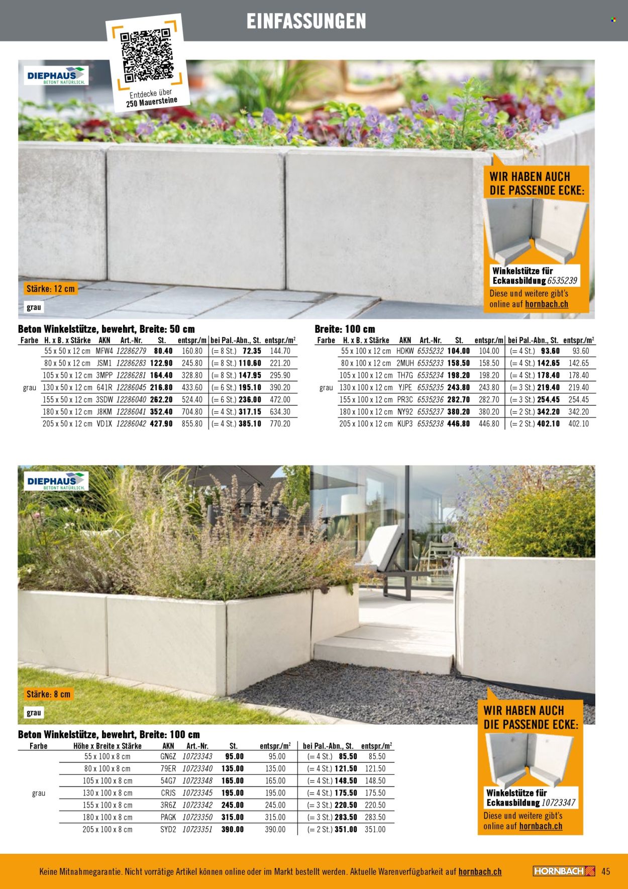 Catalogue Hornbach. Page 45. Page 45