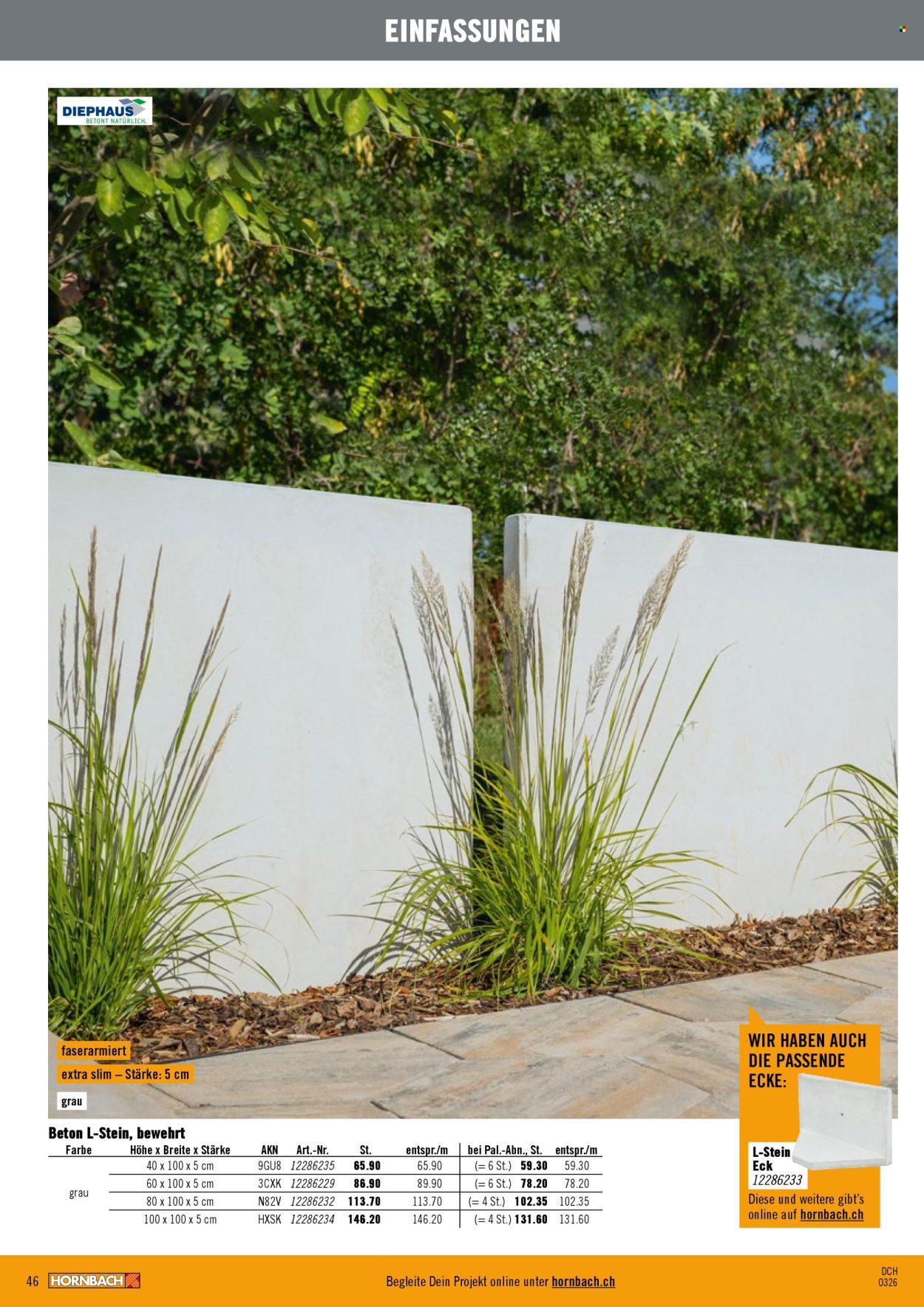 Catalogue Hornbach. Page 46. Page 46